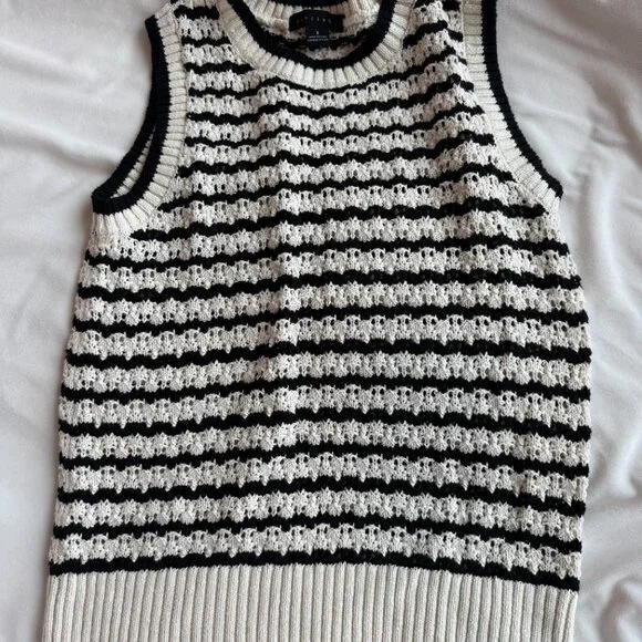 Sanctuary Stripe Cotton Sweater Tank * NWOT - Picture 4 of 6